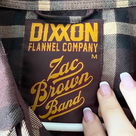 DIXXON X ZAC BROWN BAND Womens Medium Flannel - Picture 4 of 5